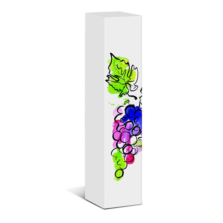 Pudełko składane Multicolor na 1 butelkę