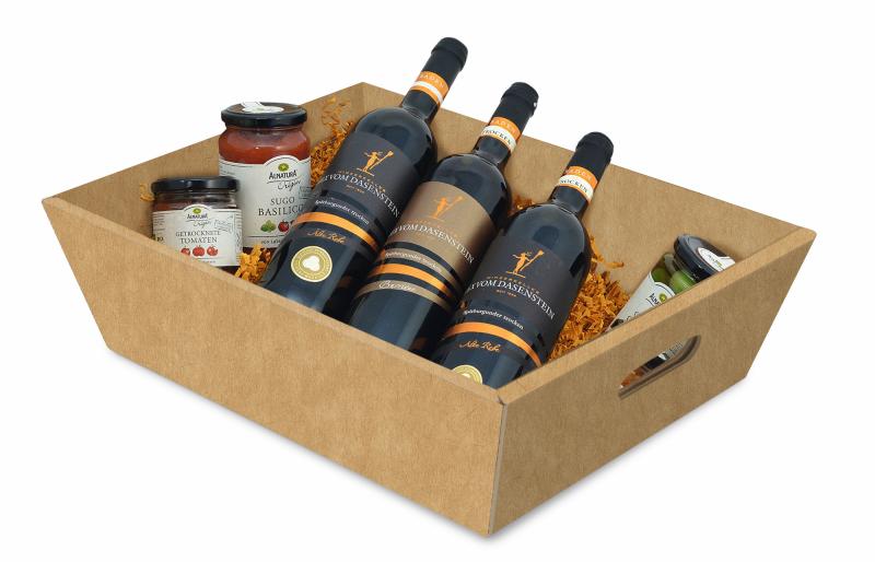 Kosz prezentowy Pure Line w kolorze naturalnym rozmiar L