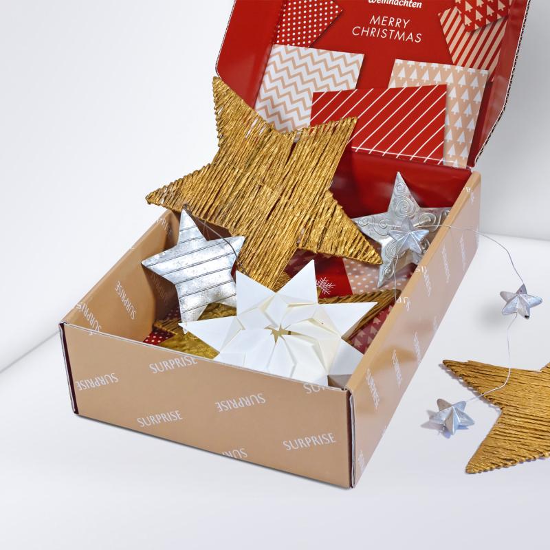 Pudełko prezentowe Surprise Weihnachten na 3 butelki