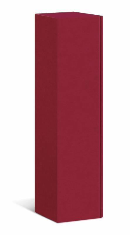 Pudełko prezentowe Pure Line w kolorze burgundowym na 1 butelkę