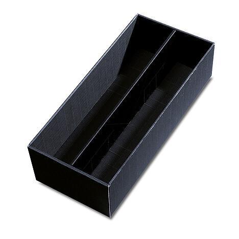 Kaseta na podarunek Offene Welle w kolorze czarnym na 2 butelki