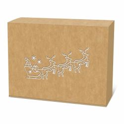 Pudełko prezentowe Schlittenfahrt na 3 butelki